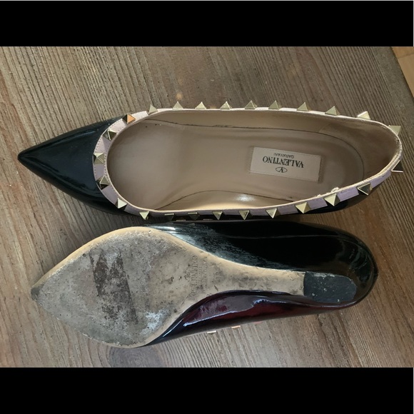 Valentino Garavani Rockstud patent wedge - Picture 4 of 4